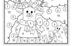 Christmas Colornumber Worksheet - Free Printable, Digital, &amp; Pdf for Color by Number Worksheets For Christmas