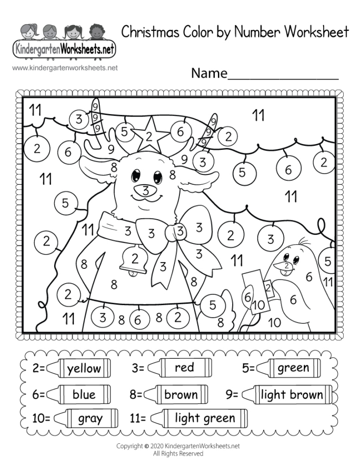 Free Christmas Worksheets Printable