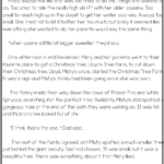 Christmas Comprehension Worksheets Fill In The Blanks Worksheets Intended For Free Christmas Reading Comprehension Worksheets