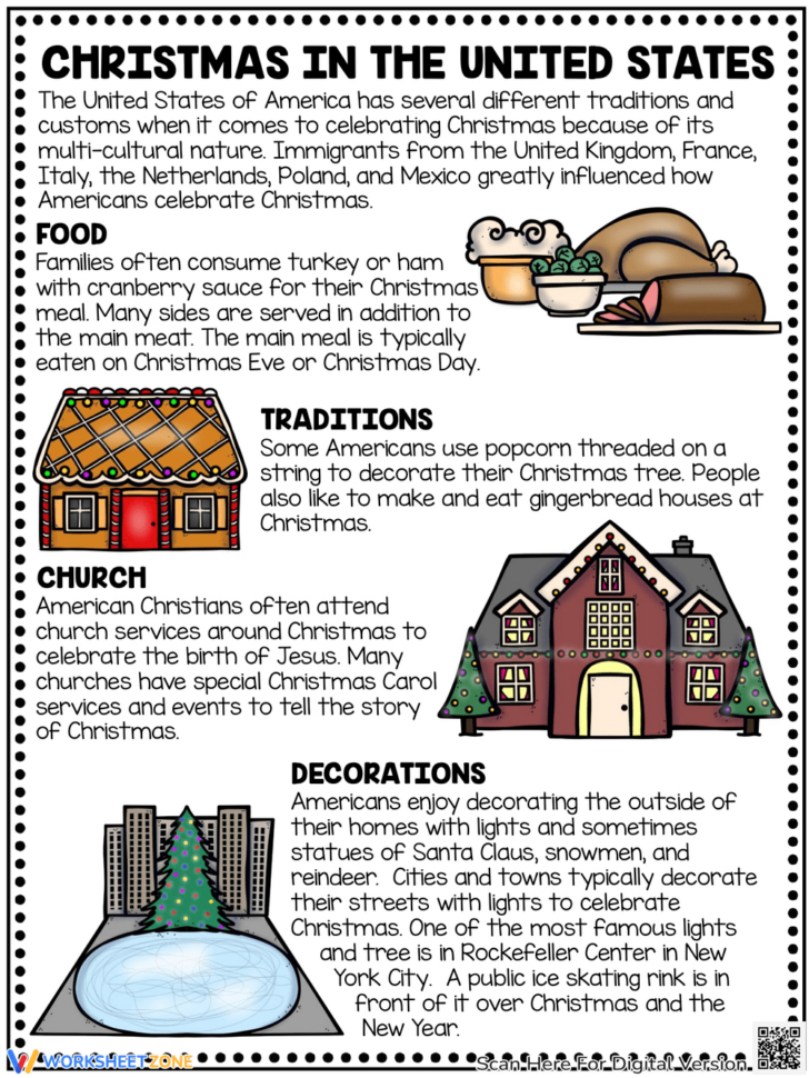 Christmas Day Reading Comprehension Worksheets Christmas Day Reading Comprehension Worksheets