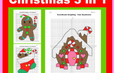 Christmas Coordinate Plane Graphing Picture- Christmas Bundle 3 In pertaining to Coordinate Plane Worksheets Christmas