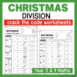 Christmas Crack The Code: Division Worksheets | Resources For For Christmas Crack The Code Worksheets