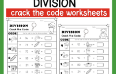 Christmas Crack The Code: Division Worksheets | Resources For regarding Free Christmas Division Worksheets