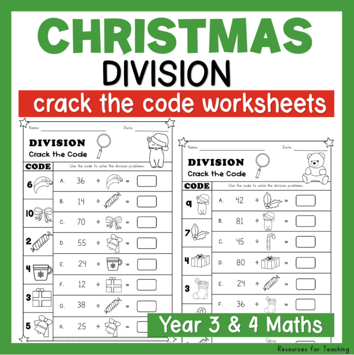 Crack the Code Christmas Worksheets Crack the Code Christmas Worksheets