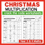 Christmas Crack The Code: Multiplication Worksheets | Resources Inside Christmas Multiplication Worksheets Free