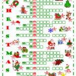 Christmas Crossword Crossword: English Esl Worksheets Pdf & Doc Within Christmas Crossword Worksheets