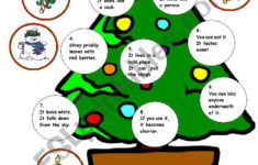 Christmas Cut And Paste - Esl Worksheetchiconattuu throughout Cut and Paste Christmas Worksheets