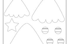 Christmas Cutting Practice Coloring Pages For Kids! Kids within Preschool Christmas Cutting Worksheets