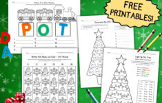 Christmas Cvc Worksheets For Kindergarten - Free Printables inside Christmas Cvc Words Worksheets