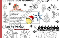 Christmas - Esl Worksheetangelamoreyra - Worksheets Library for Esl Christmas Worksheets