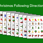 Christmas Following Directions Activity | Speech Therapy Ideas For Christmas Following Directions Worksheets Free
