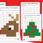 Christmas Foundation Phase Addition To 10 Worksheet   Christmas Pertaining To Christmas Maths Mosaic Worksheets