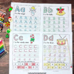 Christmas Handwriting Worksheets For Holiday Alphabet Fun (Free Regarding Free Christmas Handwriting Worksheets