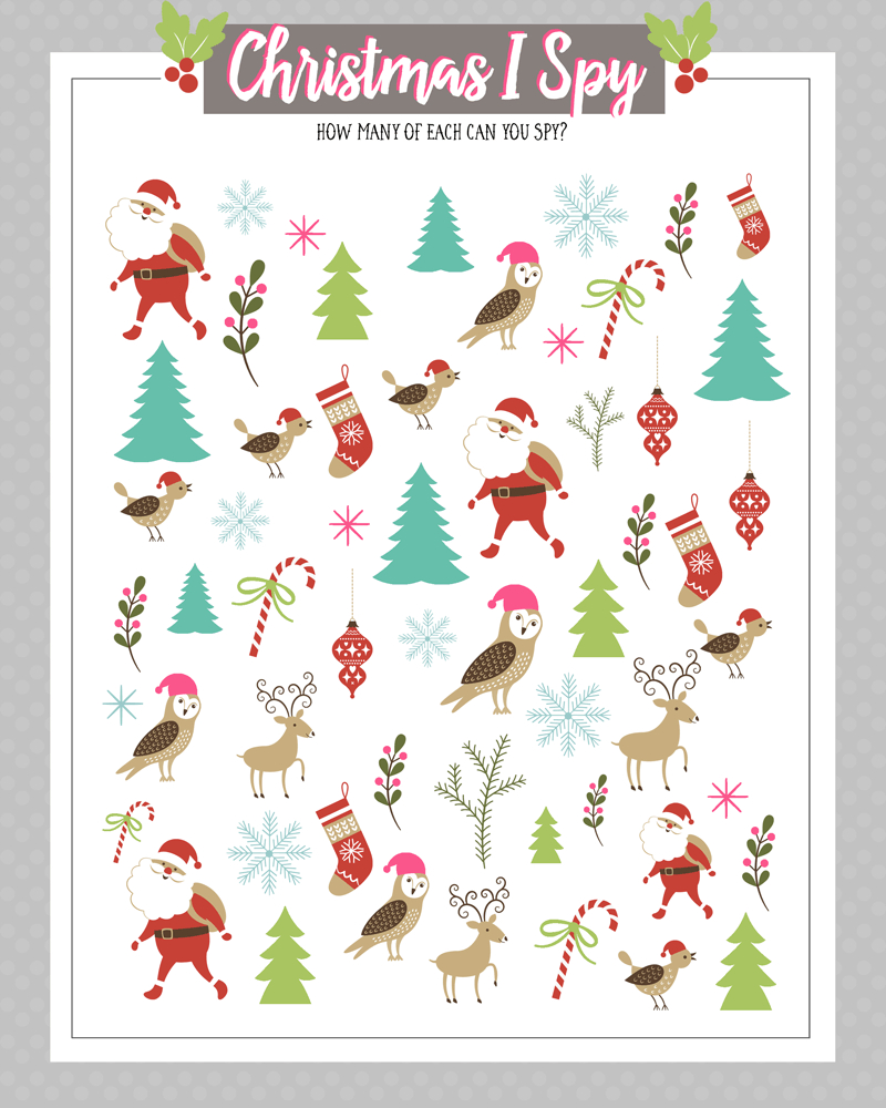 Christmas I Spy – Let&amp;#039;S Diy It All – With Kritsyn Merkley within Christmas I Spy Worksheets