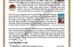 Christmas In Australia With Key - Esl Worksheetsaskat3 with regard to Christmas in Australia Worksheets
