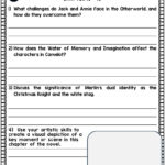 Christmas In Camelot Novel Study Comprehension, Critical Thinking Pertaining To Christmas In Camelot Worksheets