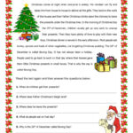 Christmas In England Reading For Det…: English Esl Worksheets Pdf For Christmas In Britain Worksheets