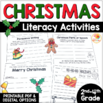 Christmas Literacy Activities: No Prep Language Arts Worksheets Intended For Language Arts Christmas Worksheets