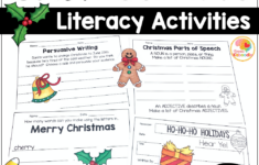 Christmas Literacy Activities: No-Prep Language Arts Worksheets intended for Language Arts Christmas Worksheets