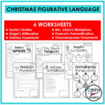 Christmas Literacy Bundle   Rockin Resources With Christmas Figurative Language Worksheets