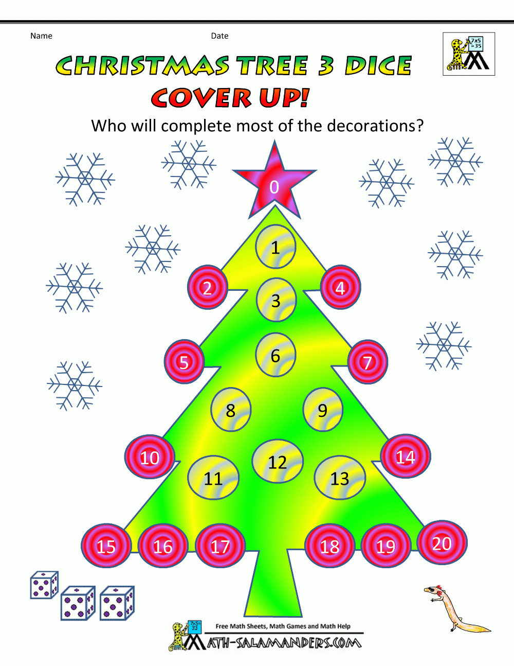 Christmas Math 5Th Grade Worksheets for Christmas Tree Math Worksheets