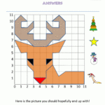 Christmas Math 5Th Grade Worksheets Inside Free Christmas Coordinates Worksheets