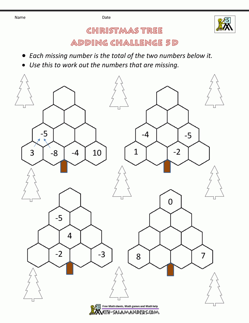 Christmas Math 5Th Grade Worksheets pertaining to Christmas Math Worksheets For 5Th Graders