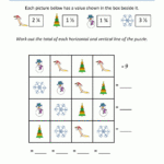 Christmas Math 5Th Grade Worksheets Pertaining To Christmas Worksheets For 5Th Graders