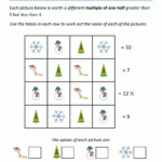 Christmas Math 5Th Grade Worksheets With Christmas Worksheets Middle School