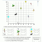 Christmas Math Activities For Free Christmas Coordinates Worksheets