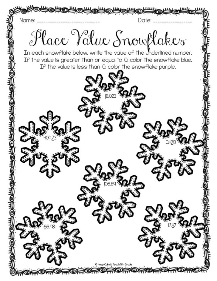 Free Christmas Math Worksheets 5th Grade Free Christmas Math Worksheets 5th Grade