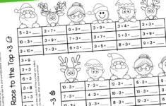 Christmas Math Games Addition And Subtraction Fact Fluency For 2Nd pertaining to Free Christmas Math Worksheets 2Nd Grade