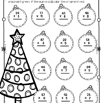 Christmas Math Printables   Worksheets Library For Christmas Math Worksheets 4Th Grade
