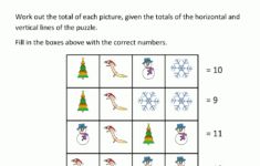 Christmas Math Worksheets for Fun Christmas Math Worksheets