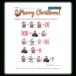 Christmas Math Worksheets For K 8—Printable With Answers — Mashup Math Regarding Christmas Shopping Math Worksheets