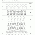 Christmas Math Worksheets For Kindergarten Intended For Christmas Counting Worksheets For Kindergarten