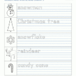 Christmas Math Worksheets For Kindergarten Pertaining To Free Kindergarten Christmas Worksheets