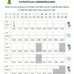 Christmas Math Worksheets Inside Math Christmas Worksheets