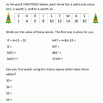 Christmas Math Worksheets Pertaining To 6Th Grade Christmas Math Worksheets