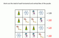 Christmas Math Worksheets with Christmas Values Worksheets Answers