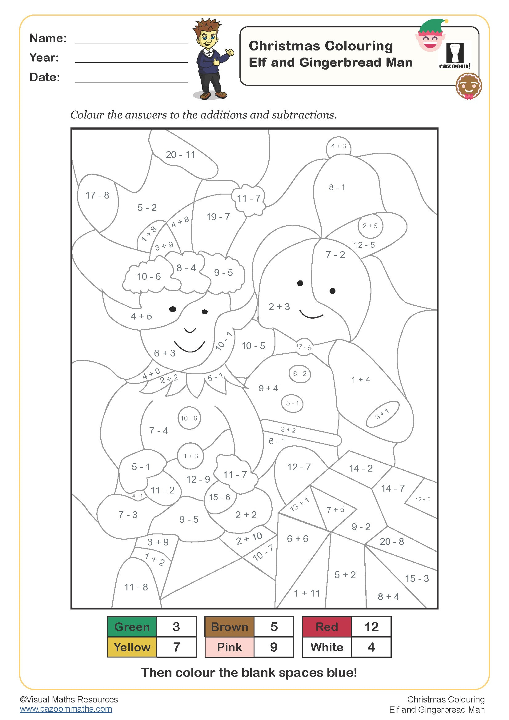 Christmas Maths Worksheets - Printable Christmas Worksheets Maths pertaining to 5th Grade Christmas Worksheets