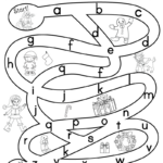 Christmas Maze Worksheet   Free Printable, Digital, & Pdf Intended For Christmas Alphabet Worksheets Kindergarten