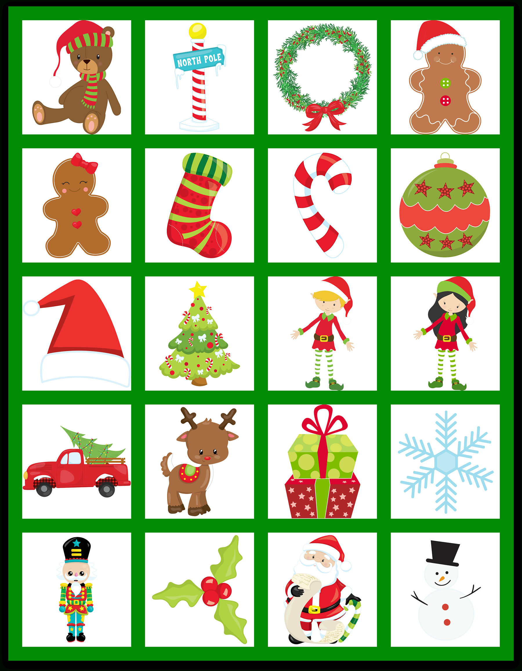 Christmas Memory Game - Free Printable - Extreme Couponing Mom pertaining to Free Printable Christmas Matching Worksheets