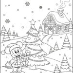 Christmas Mickey Coloring Page   Festive Fun For Kids With Mickey'S Christmas Carol Worksheets