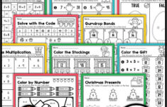 Christmas Multiplication Worksheets intended for Free Printable Christmas Multiplication Worksheets