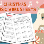 Christmas Music Worksheets   Printable   Instant Download   Music Inside Christmas Music Worksheets