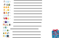 Christmas Party Games | Christmas Song Emoji Quiz | Christmas in Guess The Christmas Song Worksheets