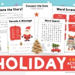 Christmas Printable Activities For Kids   5 Minutes For Mom Regarding 12 Days Of Christmas Statistics Worksheets