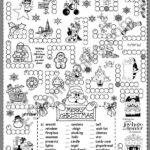 Christmas Puzzle   Esl Worksheetsilvanija   Worksheets Library With Christmas Worksheets And Puzzles