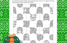 Christmas Puzzles | Math = Love within Ugly Christmas Sweater Math Worksheets Answers